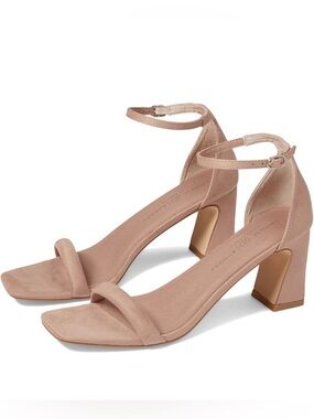 NWOT Chinese Laundry Velma Block Heel Sandals in Dark Nude, Sz 7.5